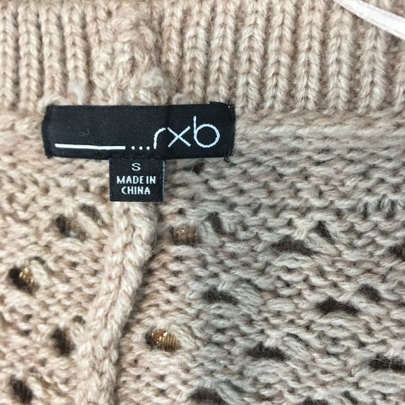 Dolman Batwing Sleeve Crochet & Knit Cardigan NWOT - Picture 11 of 16